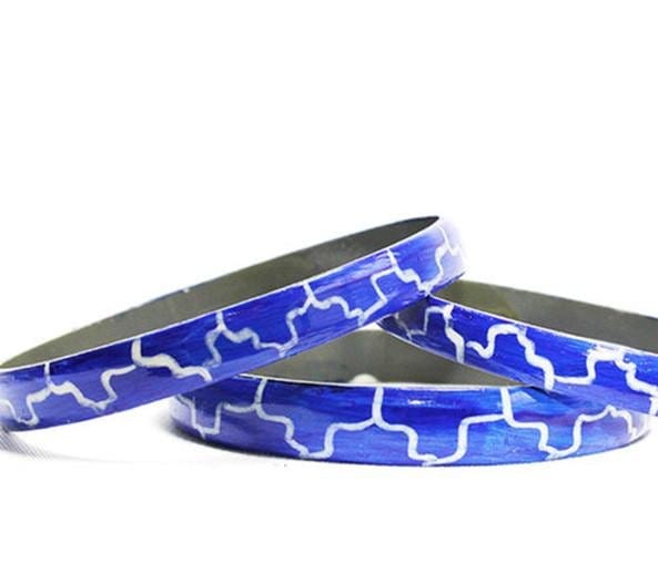 Delia Painted bangles - Banglez Bazar