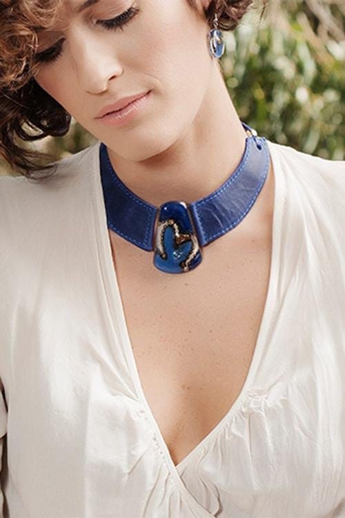 Melie Leather Choker - Banglez Bazar