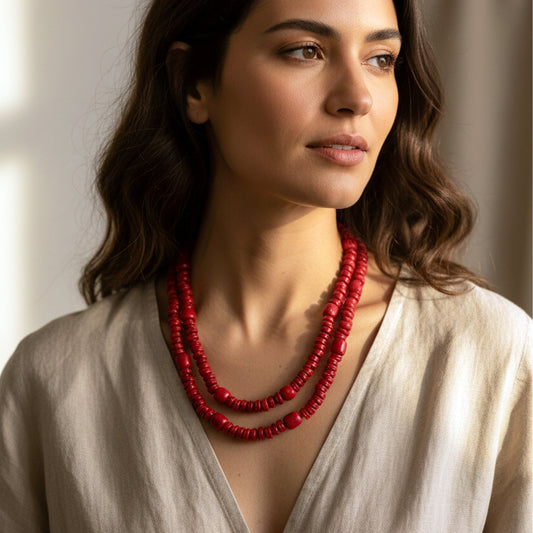 Embracing the Coral Craze: A Guide to Rocking Coral Necklaces This Spring-Summer 2024