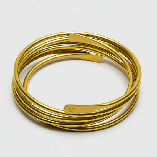 Aurelia Brass Bangles – Curated Edition Bracelets