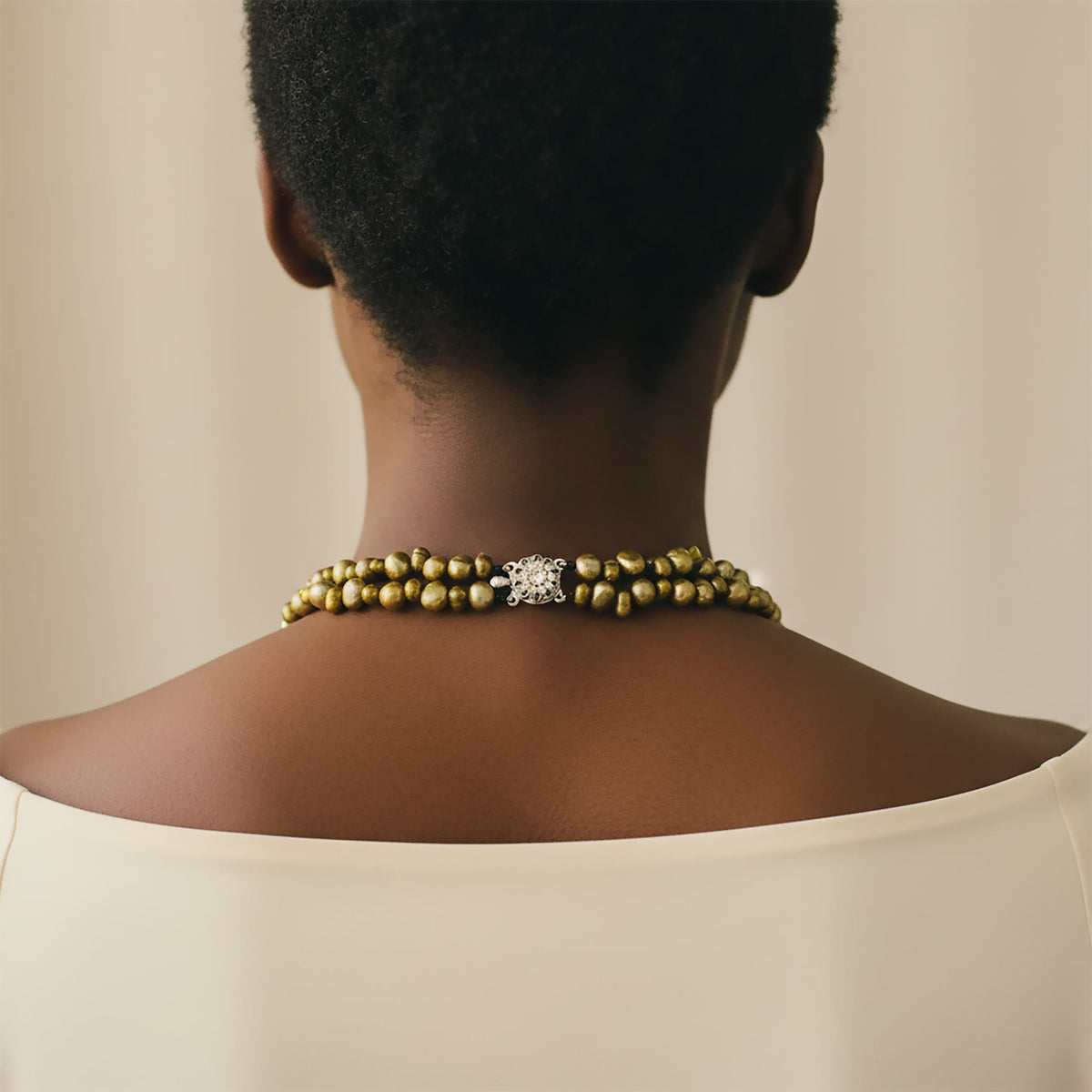 Bronzia Flow Necklace tiger eye stone necklace