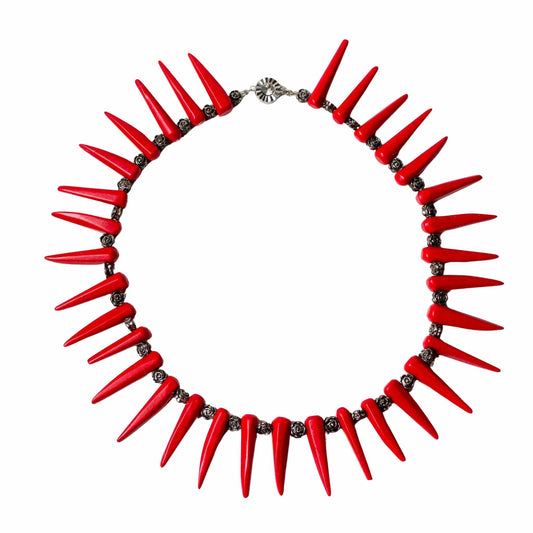 Coral Spike Necklace Necklaces