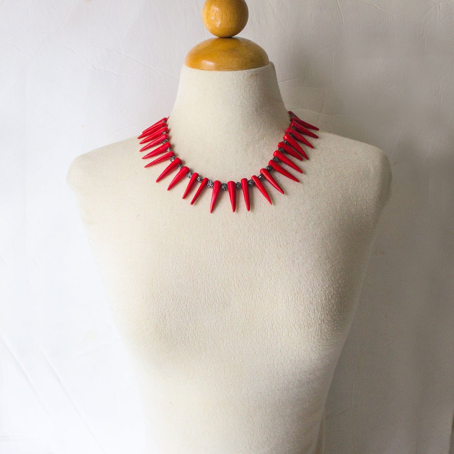 Coral Spike Necklace Necklaces