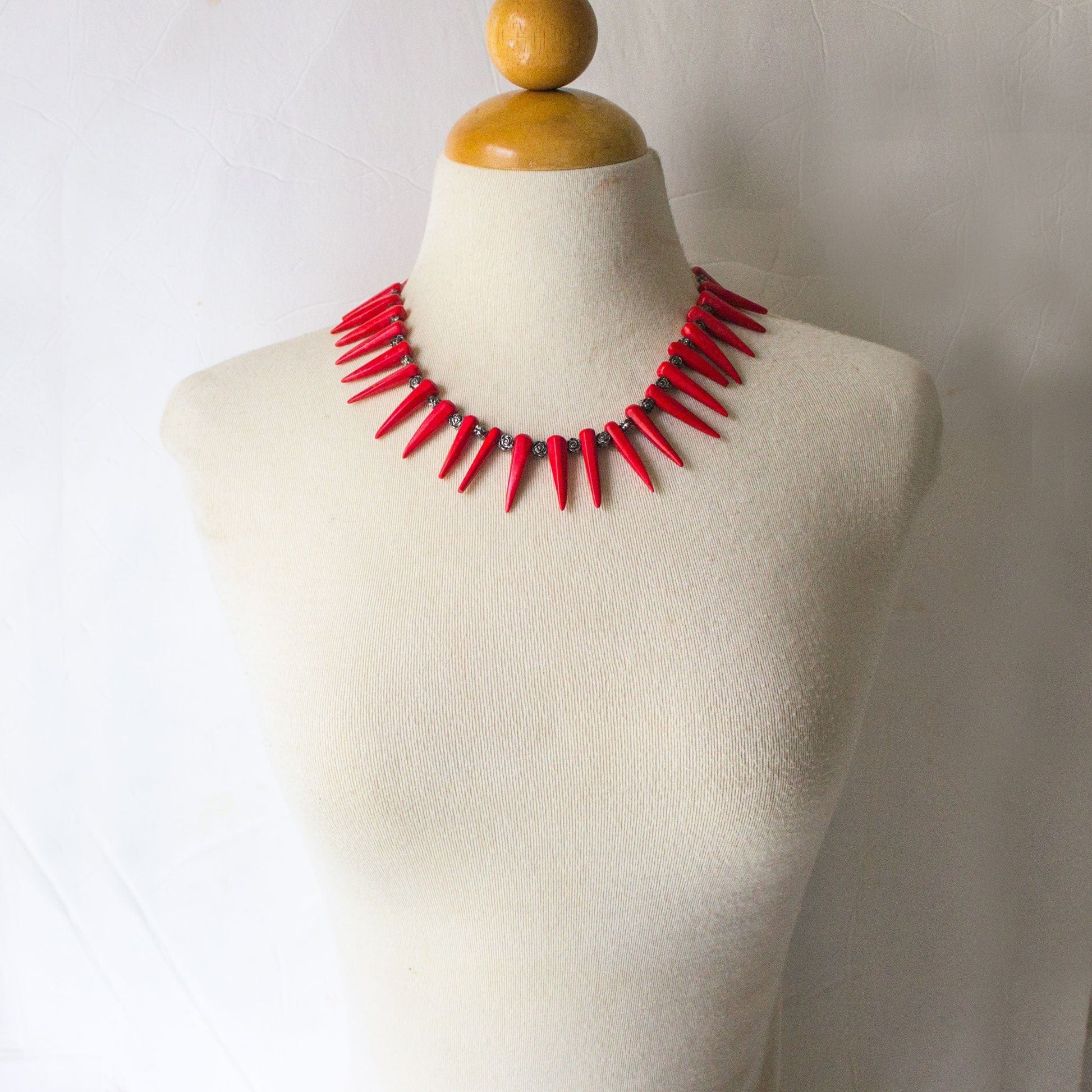 Coral Spike Necklace Necklaces