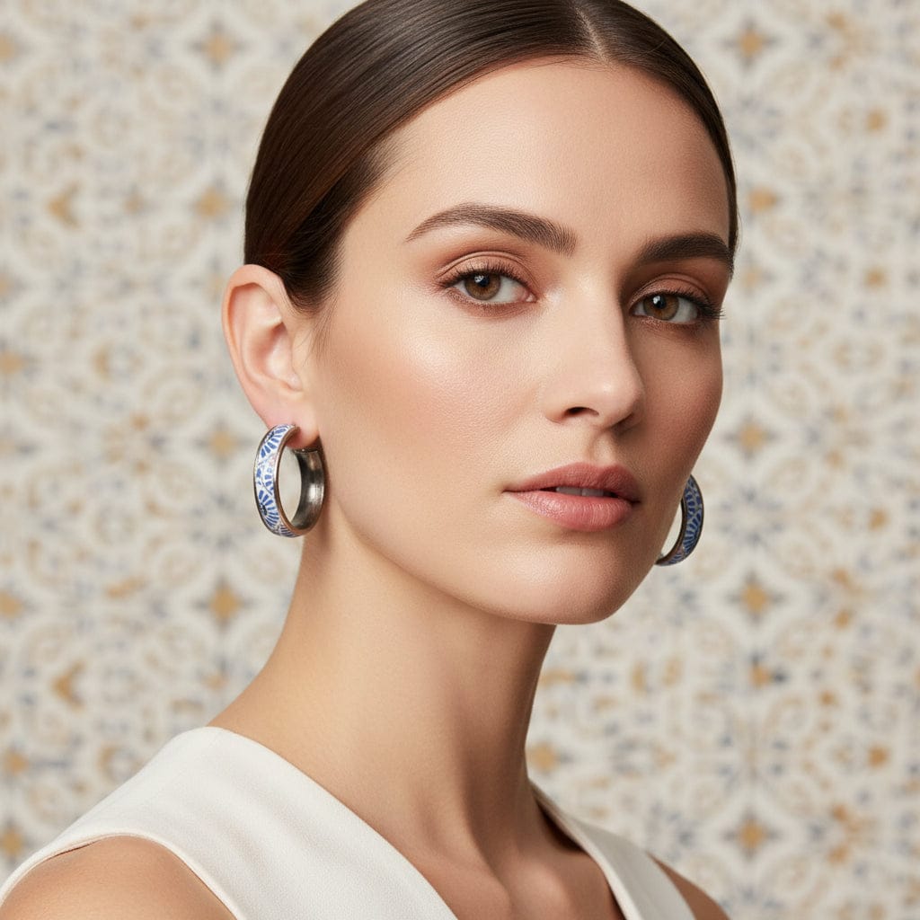 Medina Blue Earrings Earrings
