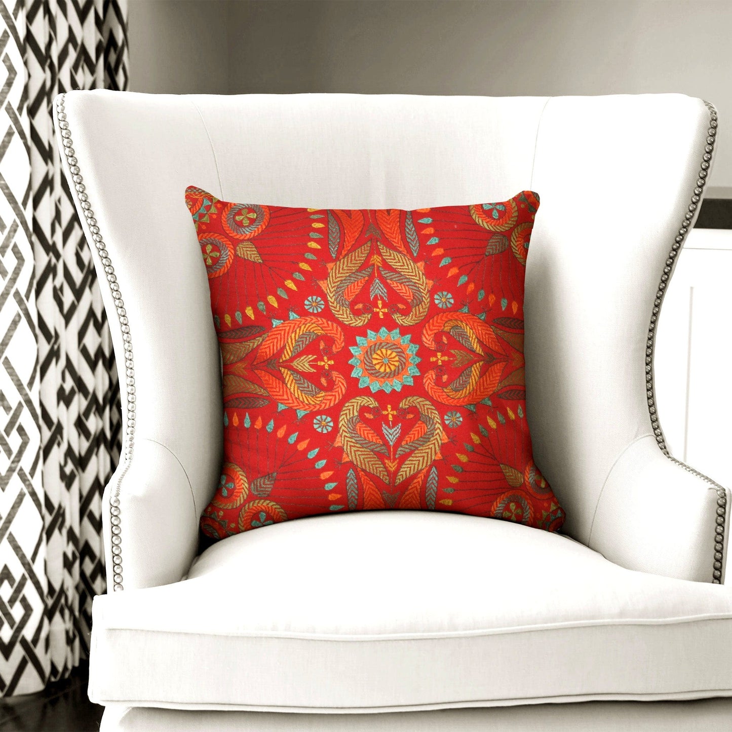 Nakshi Cushion Cover Chair & Sofa Cushions