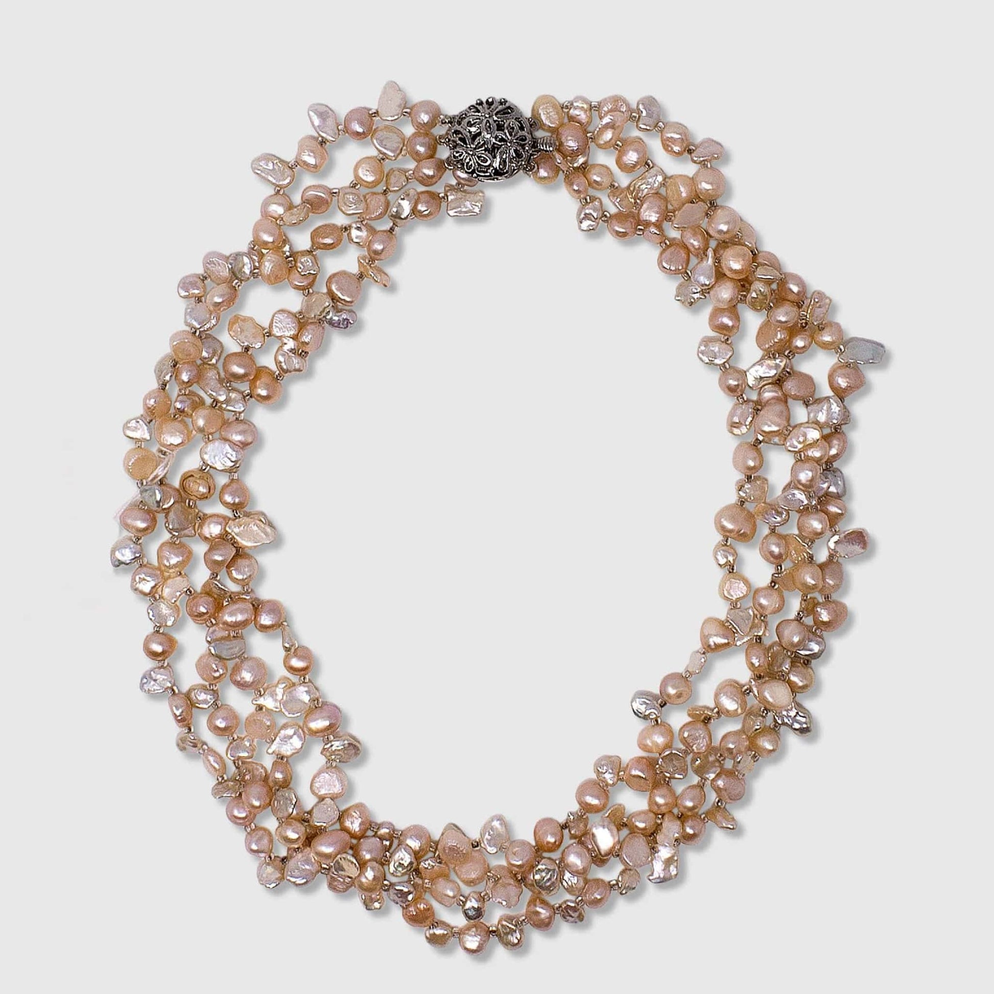 Peach Blossom Glow Statement Necklace Necklaces