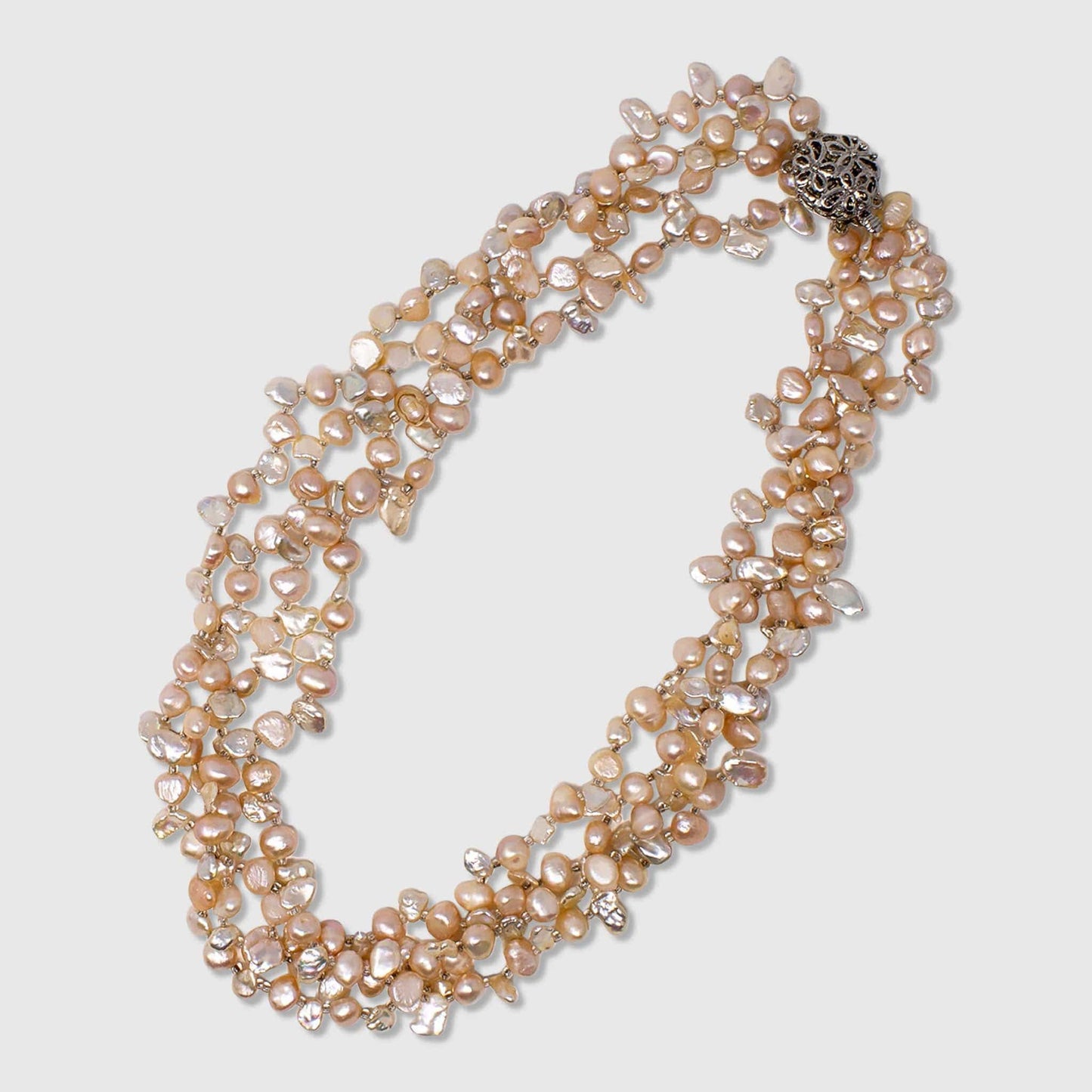 Peach Blossom Glow Statement Necklace Necklaces
