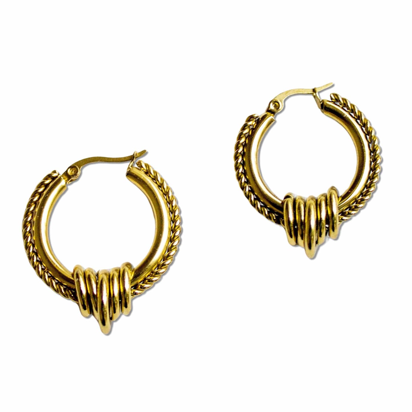 Swann Hoop Earrings