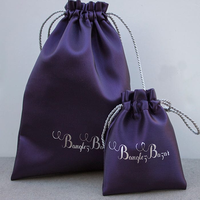 Bamg;ez Bazar purple gift pouch