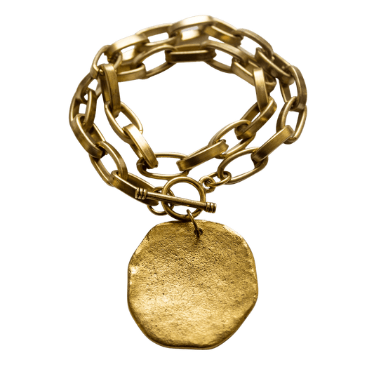 Brass Wrap Link bracelet Jewelry