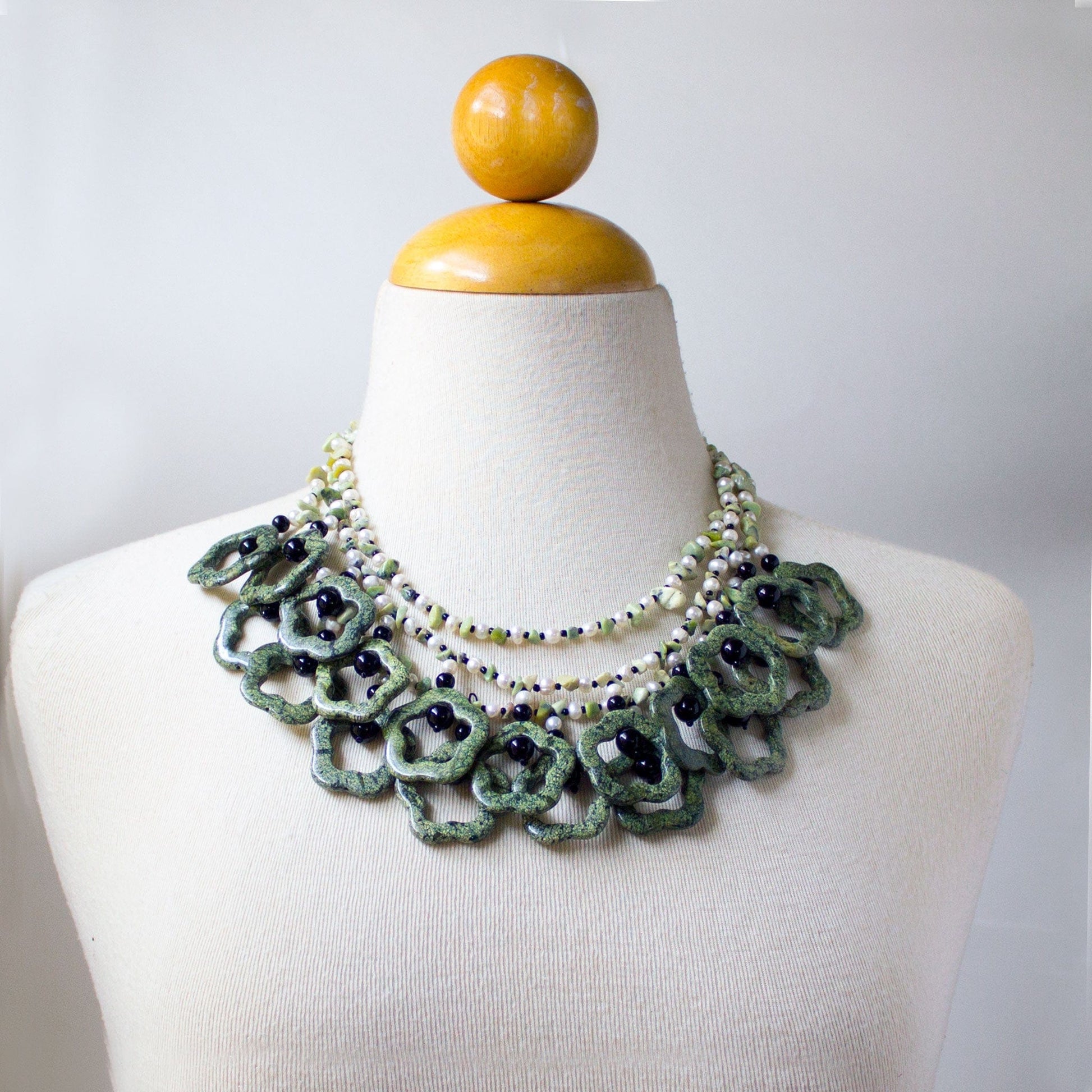 CasCai Pearl and Stone Necklace Jewelry