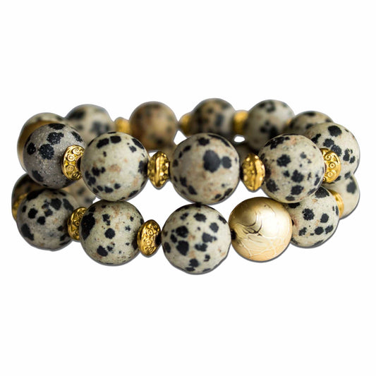 Dalmation Jasper bracelet Jewelry