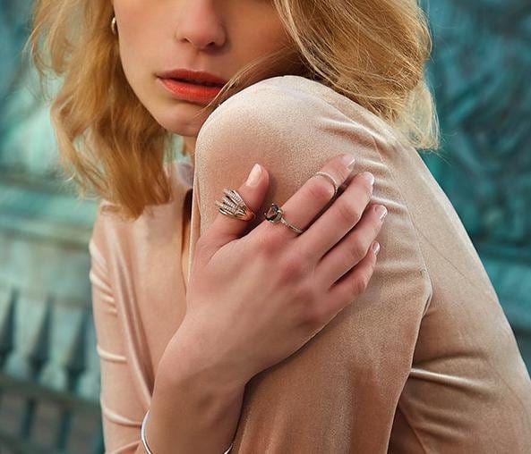 Elegance Crystal Topaz Ring - Banglez Bazar
