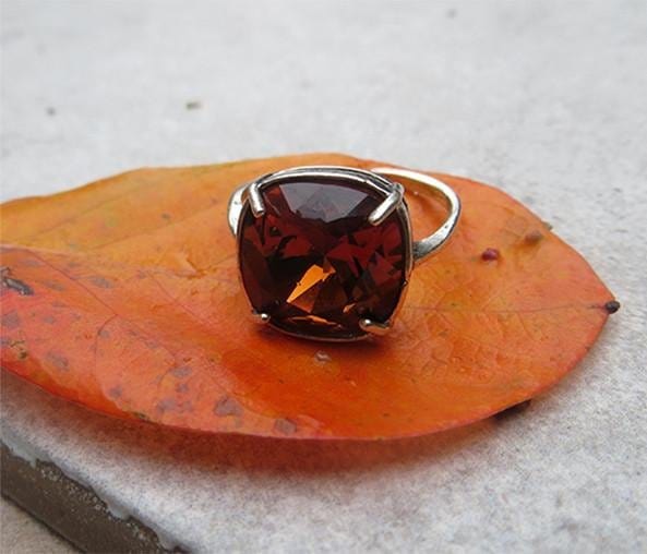 Elegance Crystal Topaz Ring - Banglez Bazar