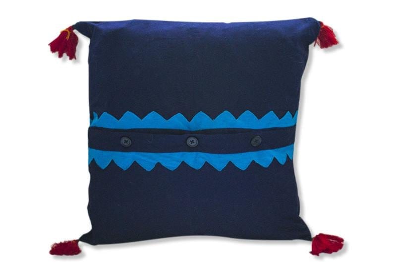 Gardenia Tassel Cushion Cover - Banglez Bazar