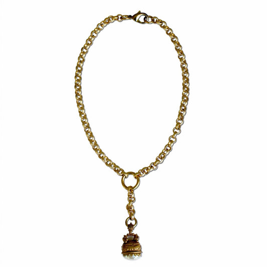 Hamilton gold pendant necklace