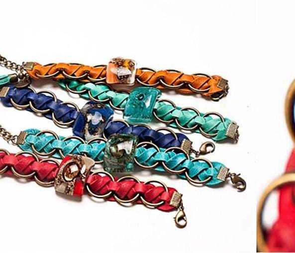 Lola Leather Bracelets - Banglez Bazar