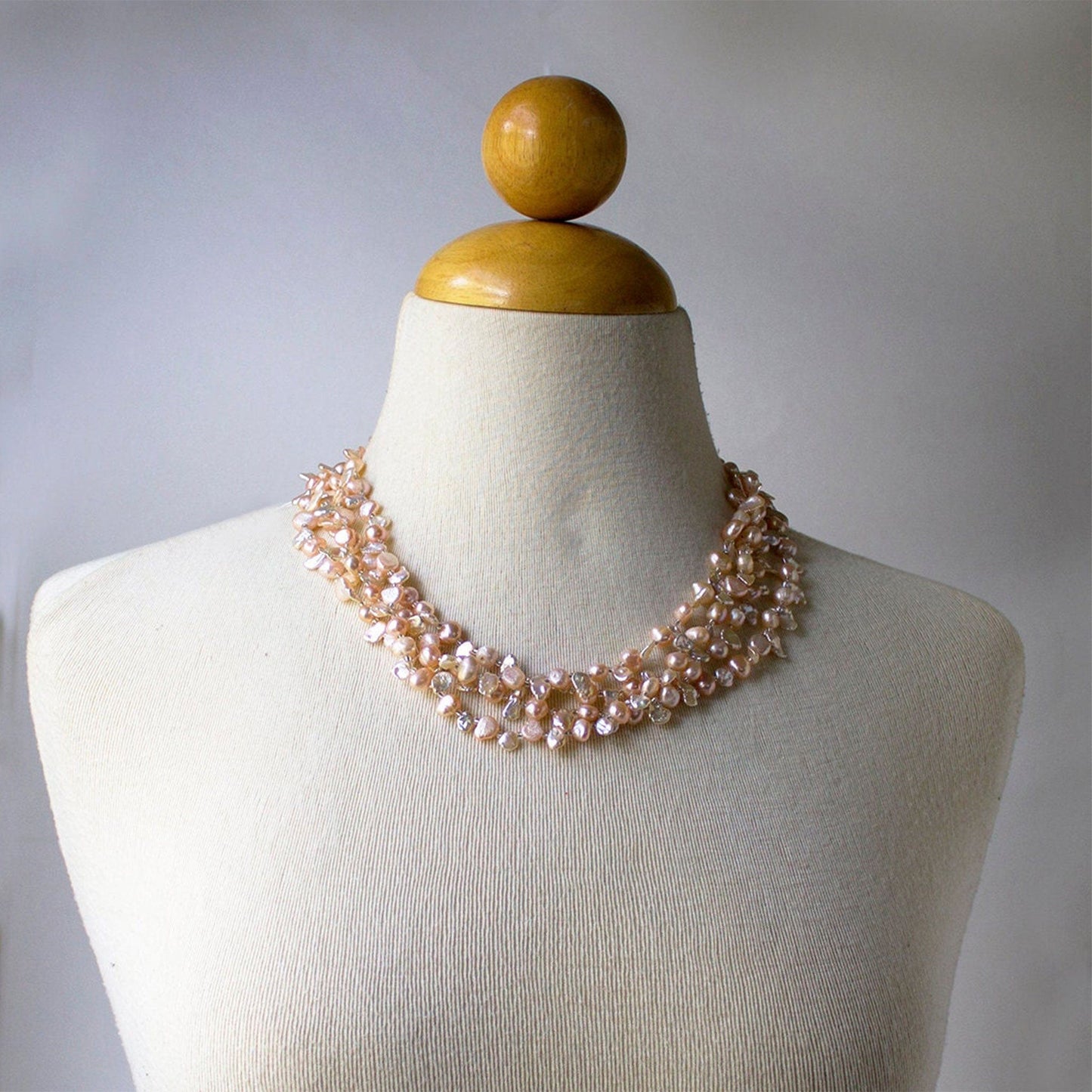 Sarah Keshi Pearl Necklace