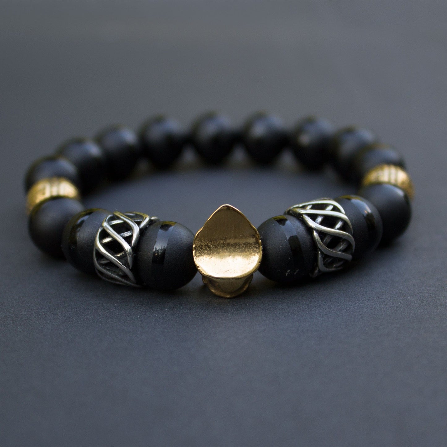 Warrior Gemstones Men's  bracelet Jewelry