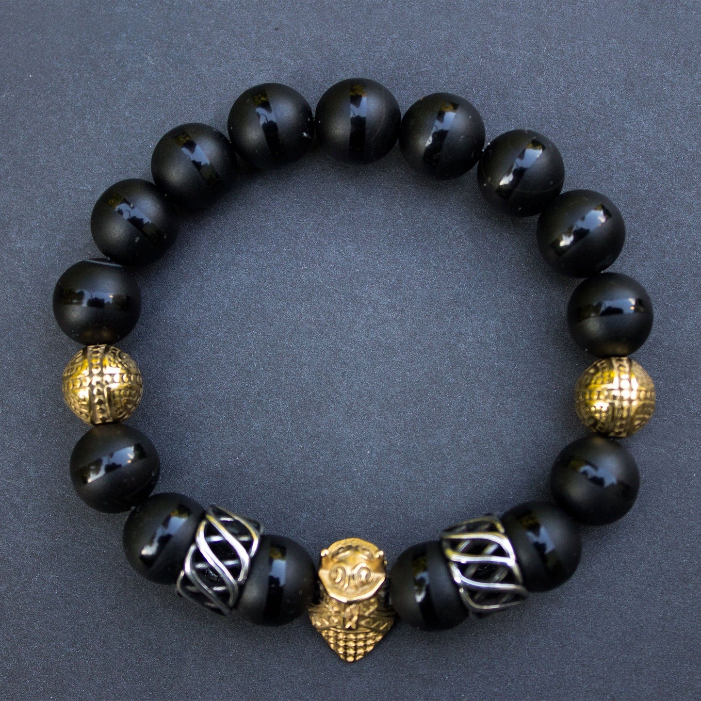 Warrior Gemstones Men's  bracelet Jewelry