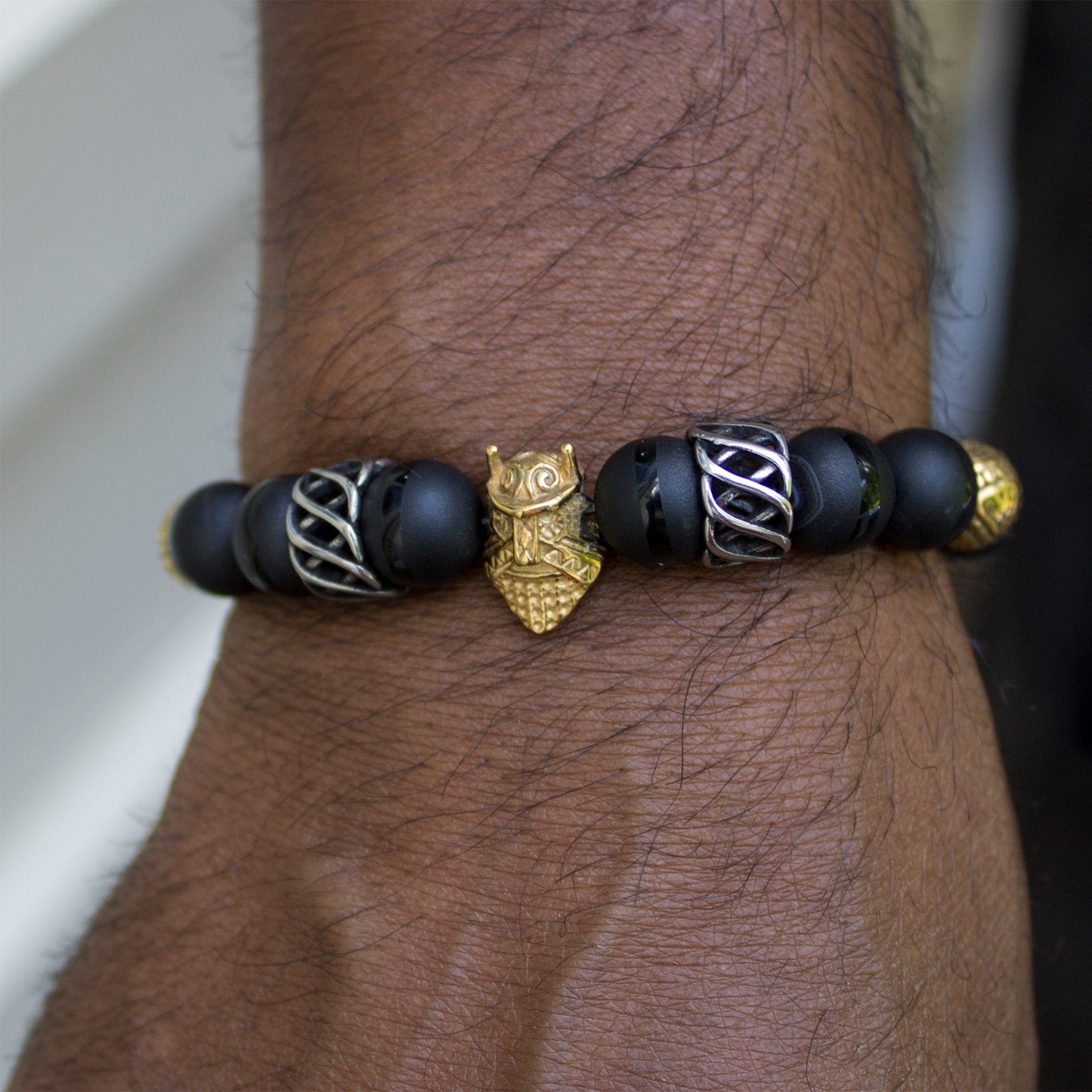 Warrior Gemstones Men's  bracelet Jewelry