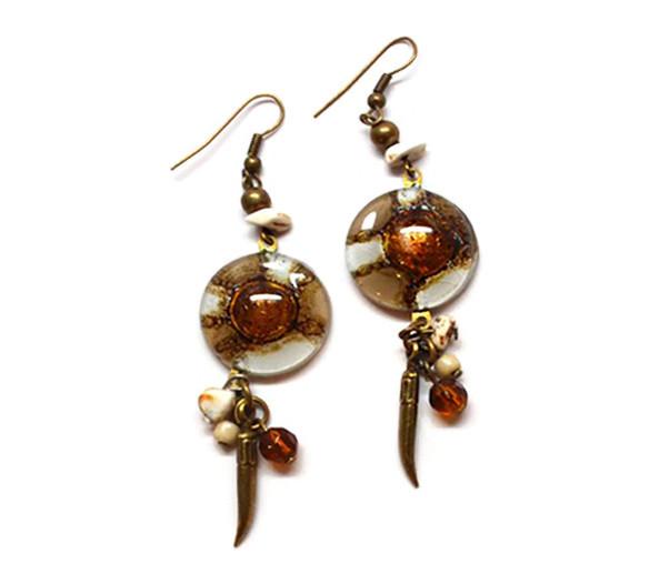 Zoe Glass Droplets Earring - Banglez Bazar